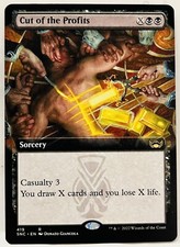 Cut of the Profits (Extended Art) #419 Rare Streets of New Capenna-Regular-NM