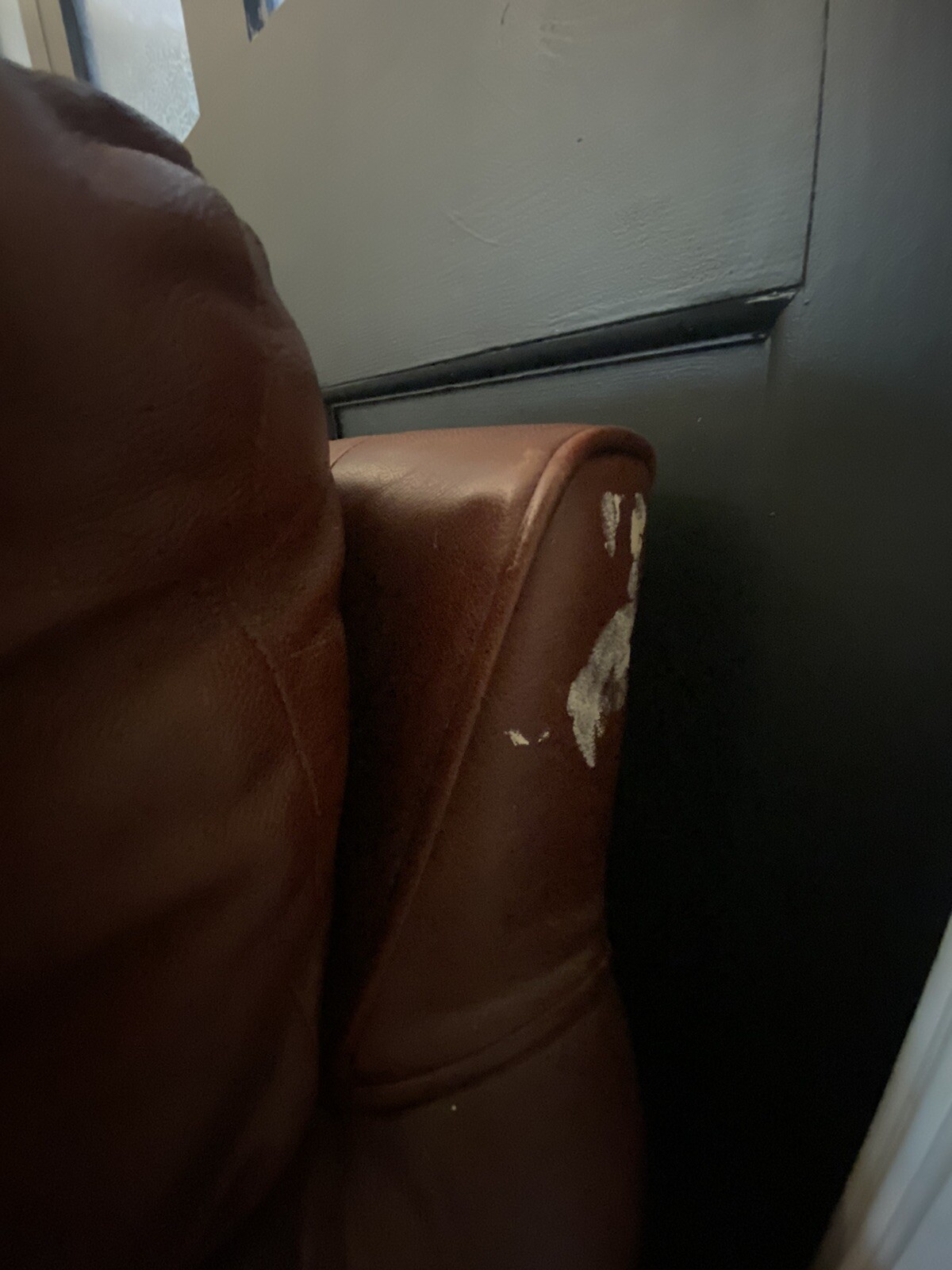 Vintage John Lewis Leather Sofa 90s 2 Seater Brown eBay