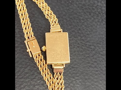Centier geneve swiss 14k yellow gold womens watch with Diamonds - Picture 3 of 9