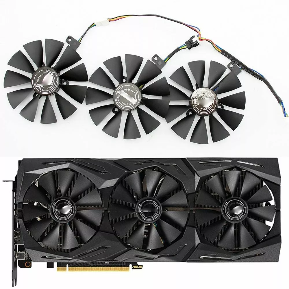 T129215SH T129215SL Cooling Fans For ASUS ROG STRIX RTX 2070-O8G