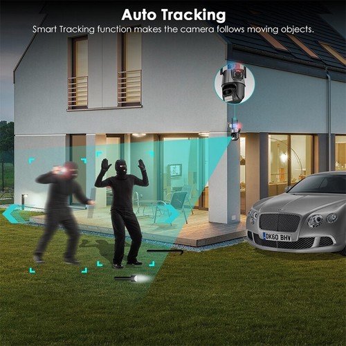 8MP 4K Wireless IP Camera WIFI Outdoor CCTV PTZ Smart Home Security IR Cam IP66 - Picture 16 of 19