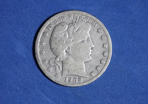 1909-S Barber Half Dollar Silver #P29345