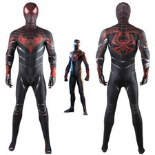 Spider-Man: Miles Morales Advanced Tech Suit Cosplay Bodysuit Adult Kids