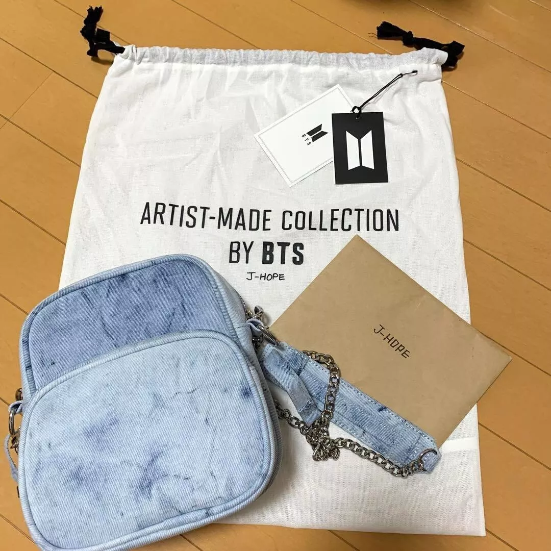 BTS Artist Made Collection J-HOPE SIDE BY SIDE MINI BAG Photo Card denim bag