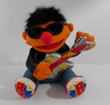 Tyco Sesame Street Rock Roll Ernie 12" Animated Muppet Sing Along Plush TESTED