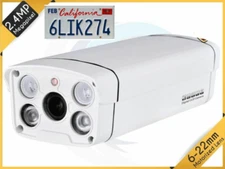 License Plate Recognition Motorized Lens Security Camera