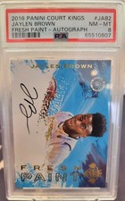2016 JAYLEN BROWN Panini Court Kings Fresh Paint RC Rookie AUTO /200 📈🔥