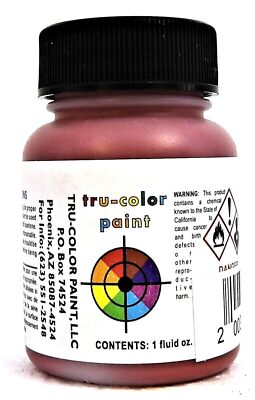 Tru-Color 397 Metallic Iron 1 oz. Solvent Based Acrylic Model Paint
