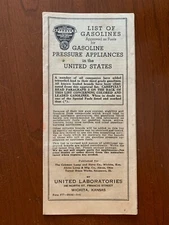 Original Coleman Akron Turner Approved Gasoline Pressure Lamps Lantern 1941