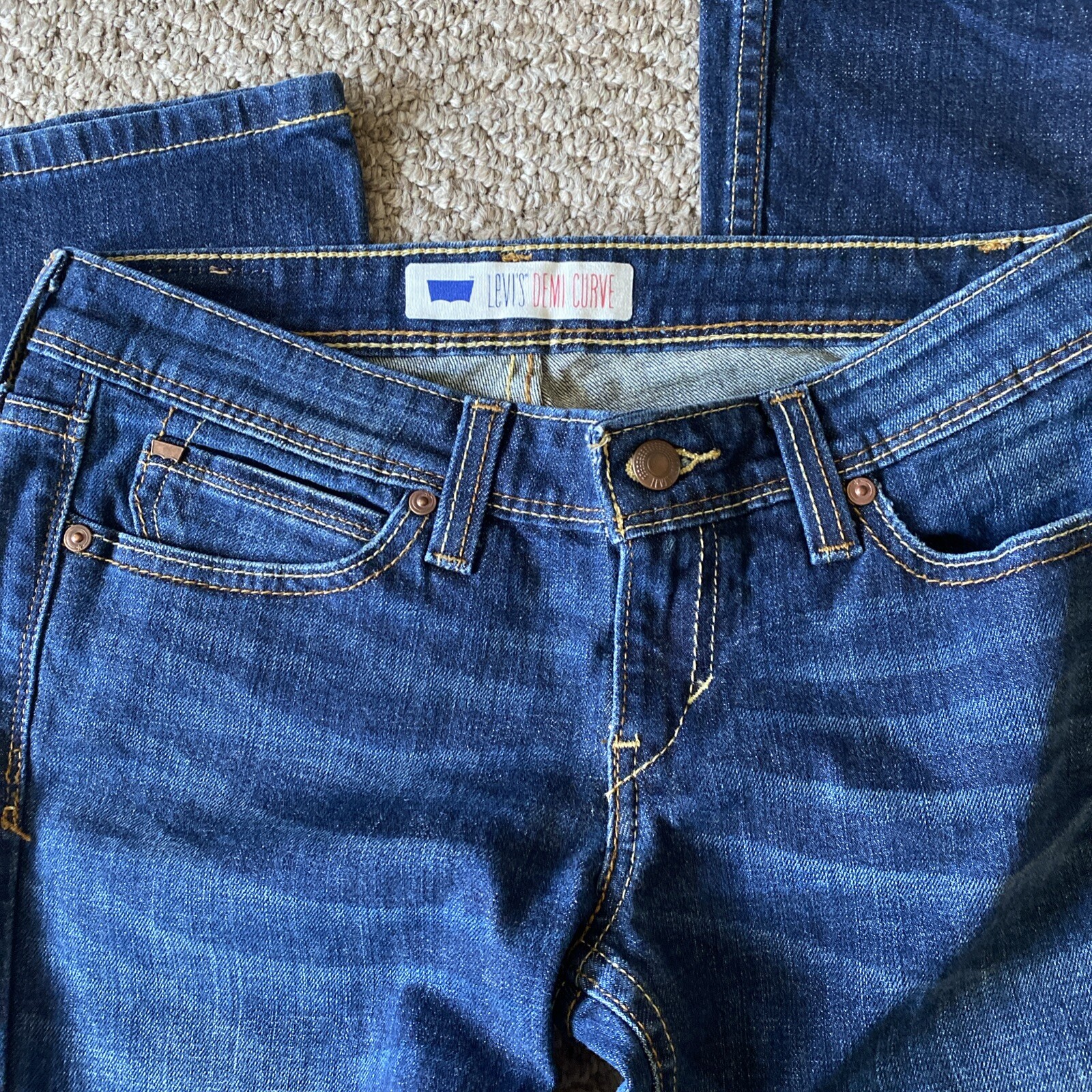 Women's percentM LEVIS Jeans Demi Curve Dark Wash image 2