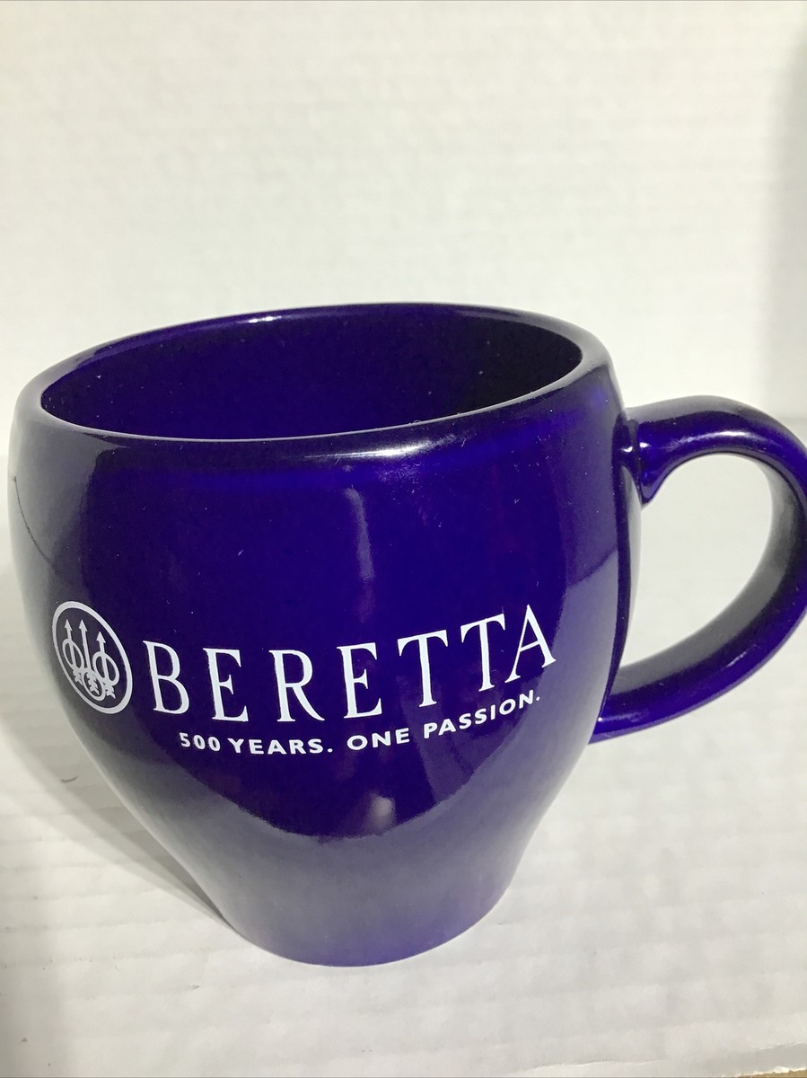 BRIESTA　ブリエスタ　BLUE BERETTA COFFEE MUG. BERETTA 500 Years ONE Passion Blue