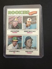 1977 TOPPS BASEBALL CARD #491 DENNIS MARTINEZ ROOKIE