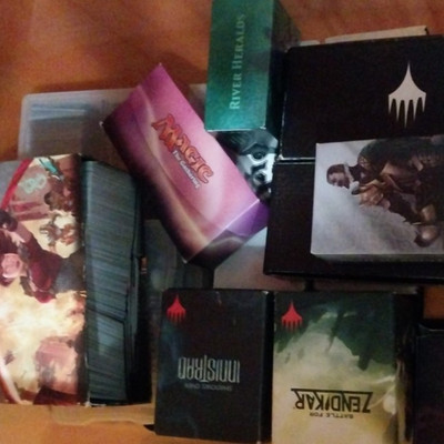 70 Pounds Of Magic The Gathering Toy Cards Some Are Old