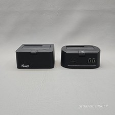 Set of 2 Rosewill RX-DUS100 2.5"  3.5" SATA Hard Drive Docking Stations