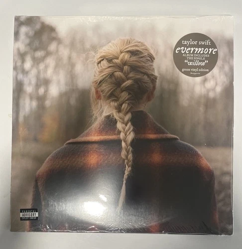 TAYLOR SWIFT "EVERMORE" 2 LPS GREEN VINYL BRAND NEW SEALED LP MINT