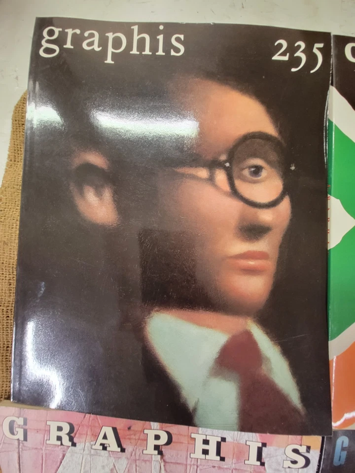 Lot 9 GRAPHIS MAGAZINE 1980s Excellent Condition 1985-1986 Advertising Design - Bild 2 von 4