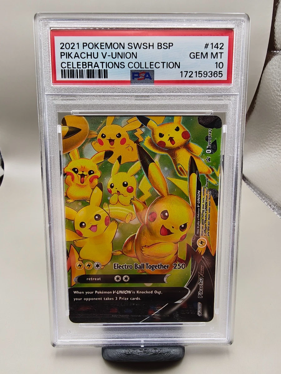 Las mejores ofertas en Cartas de JCC Pokémon Pikachu V-Union | eBay