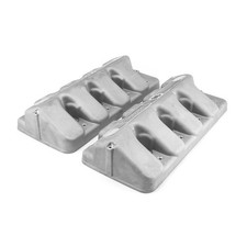 Speedmaster Ford Boss 429 Cast Aluminum Valve Covers - Silver