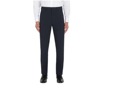 Calvin Klein Men's Black Slim Fit Stretch Flat Front Dress Pant - Size 40x32