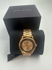 NEW AUTHENTIC MARC BY MARC JACOBS TETHER GOLD SKELETON WOMEN'S MBM3413 WATCH