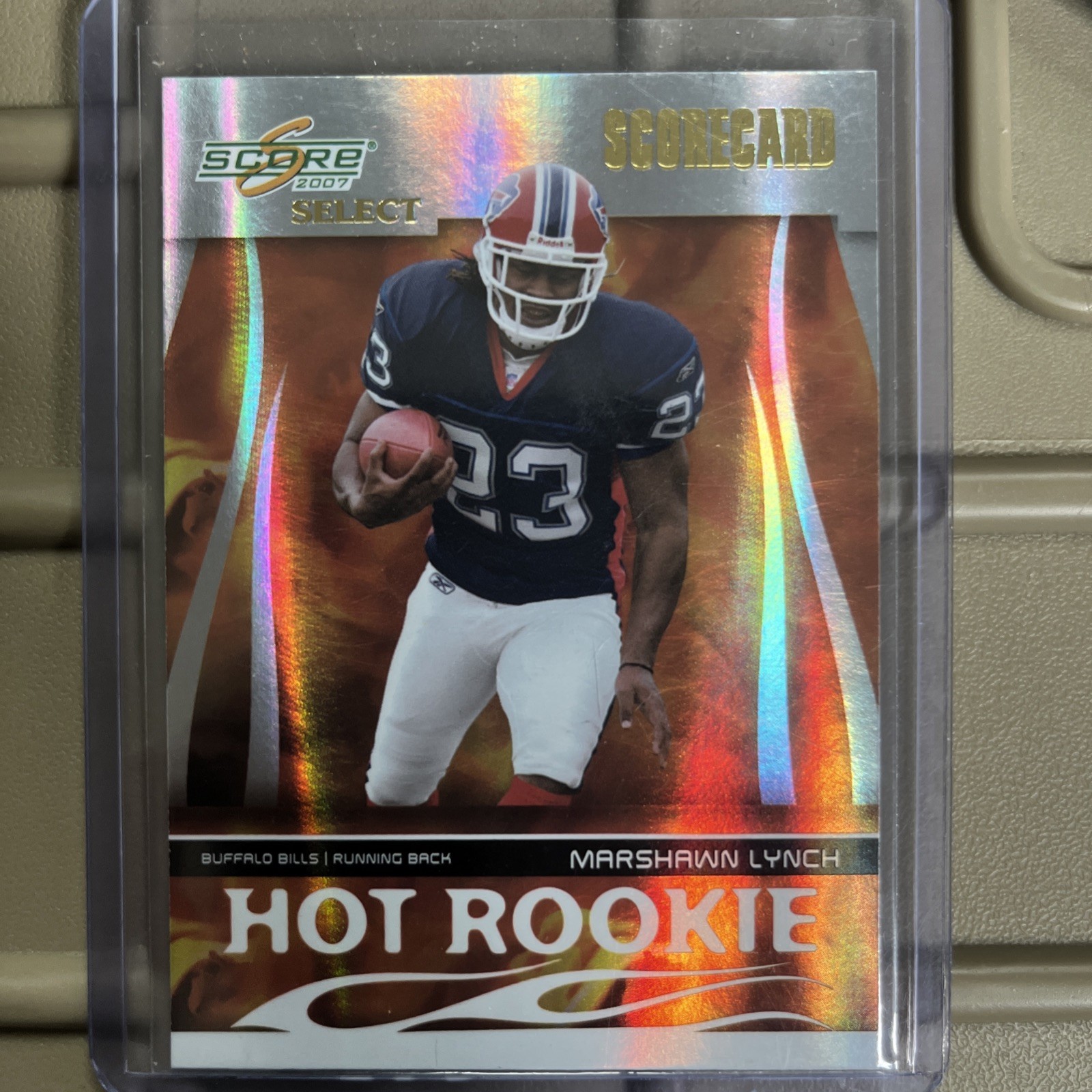 Marshawn Lynch Score Select Hot Rookies #HR4 Scorecard