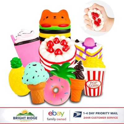 kira squishy スクイーズ 3点セット jm squishy 9 Pack Jumbo Squishy Toys Set for Kids, Stress Relief Squeeze
