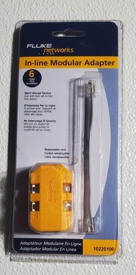 Fluke Banjo 6 Wire Inline Modular Adapter For Phone Jacks