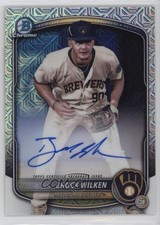2025 Bowman Chrome Prospect Mega Box Auto Brock Wilken #BMA-BW Auto 16z7