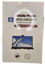 3D Mobile Phone Video Amplifier, Enlarge Screen Magnifier Black, Zoom, Larger