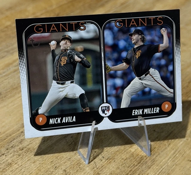 Nick Avila & Erik Miller /99 VINTAGE STOCK ROOKIE COMBOS SP 2024 Topps Giants