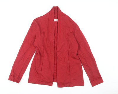 John Baner Damen Jacke rot, Größe S, Bio-Baumwolle