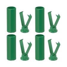 4Pcs Metal Shoe Lace Tips Shoelace Head Cylindrical Tip Cord Dark Green