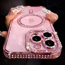 Case For iPhone 16 15 14 Pro Max Plus 13 12 Shockproof Magnetic Silicone Cover