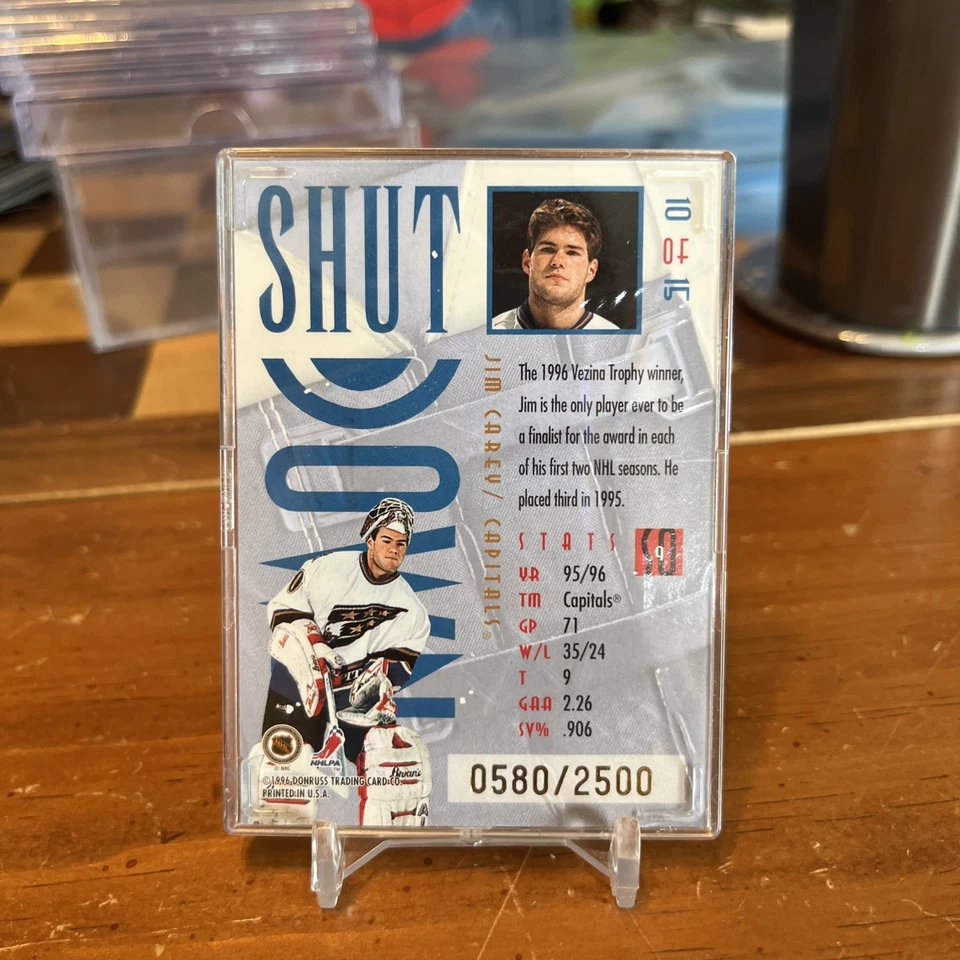 Donruss Leaf Jim Carey 1996-97 cierre #10 0580/2500 Foto 2 de 2