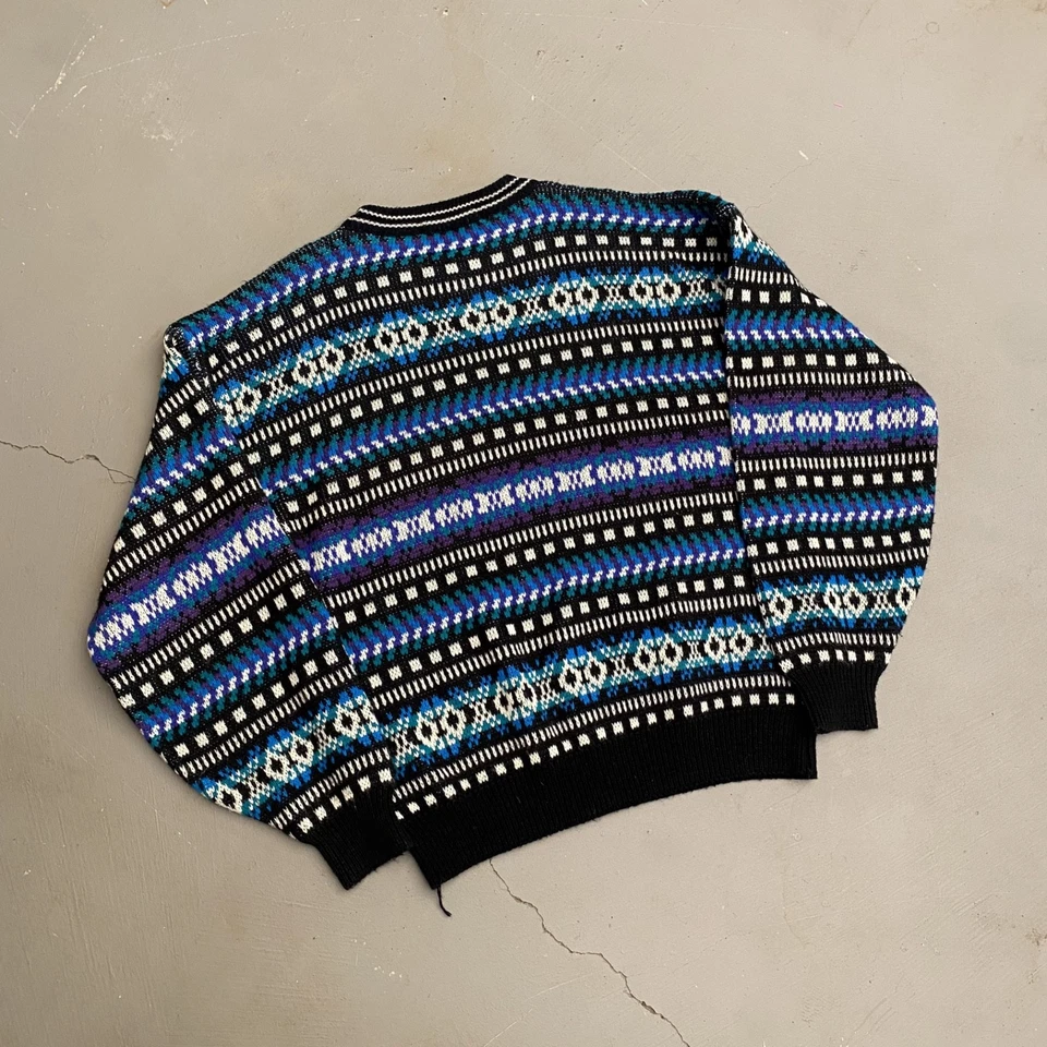 Suéter Botany 500 multicolor años 80 Foto 4 de 4