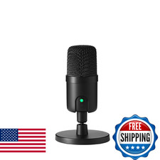 Amazon Basics USB Condenser Microphone for Streaming Recording and Podcasting