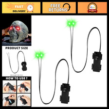 LED Glowing Halloween Eyes with Timer - 2 Pcs Light Up Skeleton Eyes for Masks,