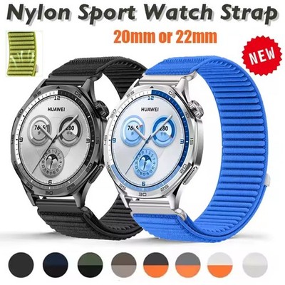 Nylon Armband Für Samsung Galaxy Watch 7 6 5 4 3 40/44mm 6 Classic 43/47/42/46mm