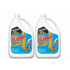Liquid-Plumr Industrial Strength Gel Drain Cleaner – 128 oz., Pack of 2