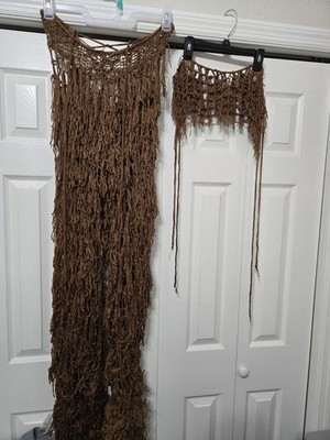 Crochet Cowboy Knit Fringe Rave Set!
