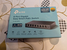 TP-Link TL-SG108PE V3 8 Port Gigabit PoE Switch Easy Smart Managed 4 PoE