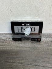 Video Cassette Tape TDK HS 120 8mm Blank High Standard Sealed Original Pack New
