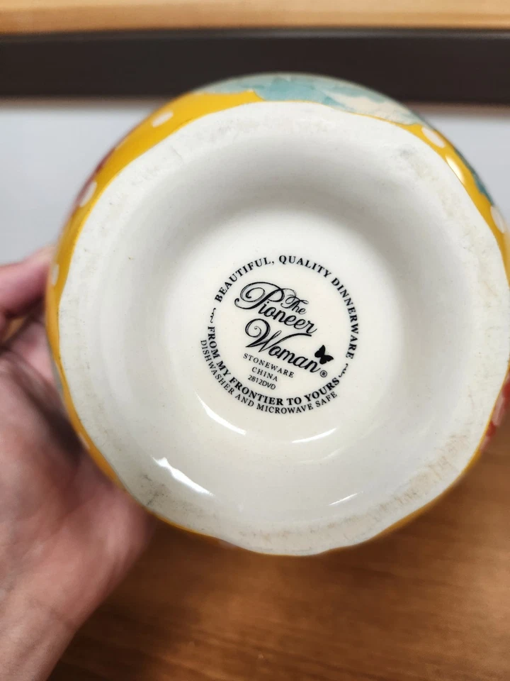 套装 2 先锋女式石器黄花禧年 6 英寸脚汤谷物碗 — 第 4/4 张图片