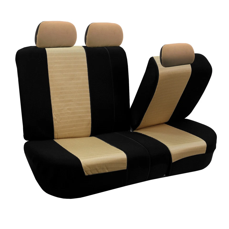Fundas de asiento de auto de tela de 8 plazas de ajuste universal FH Group para camioneta SUV - 3 filas Foto 4 de 4