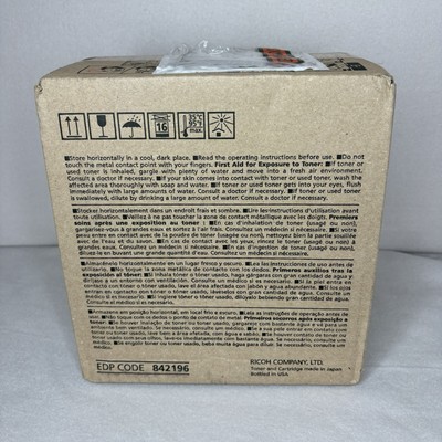 Genuine Ricoh MP C8003 Black Toner Cartridge *Open Box* 842196