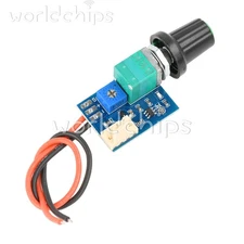 2/5/10X DC12V PWM Fan Governor Speed Control w/ Knob 4Wire Switch Fan Regulation