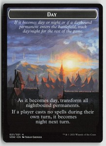 Day // Night Double-Sided Token #21 Innistrad: Crimson Vow