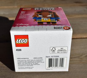 LEGO BRICK HEADZ 41596  BEAST 12 BEAUTY & THE BEAST DISNEY 116 PCS  SEALED (B17)