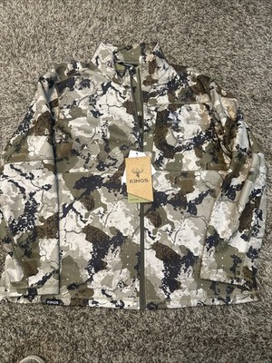 King s Camo Hunter Highland Full-Zip Fleece Jacket Sz XXL Layer 2 XK7 Camo New