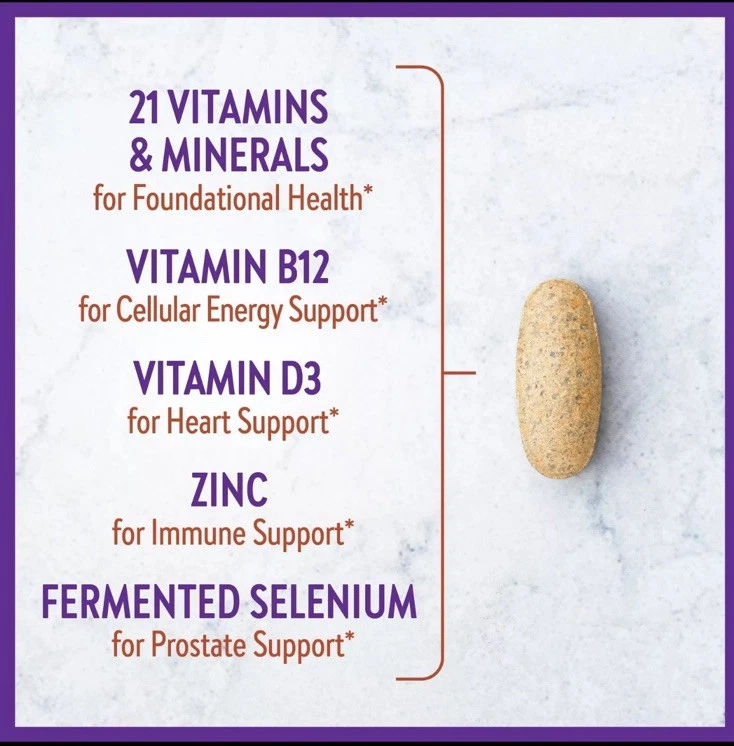 Nuevo Capítulo Uno Diario Every Man's Multivitamin para Hombres, 30 unidades Foto 3 de 4